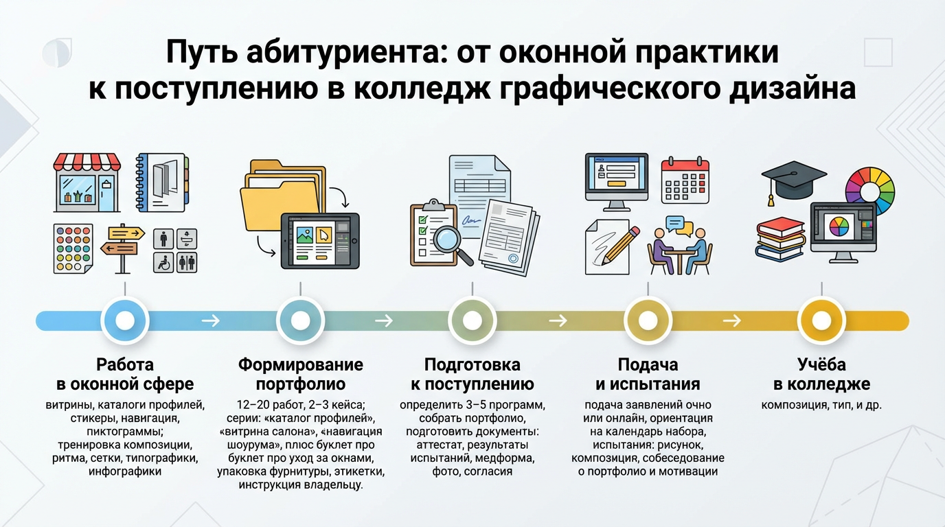 Поступление в колледж графического дизайна